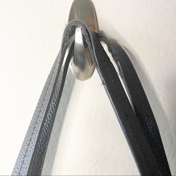 KATE SPADE Black Leather Suede Tote Purse - Picture 7 of 14